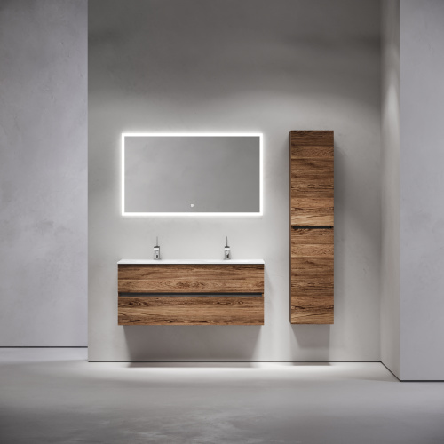 Тумба под раковину Sancos Urban UR120-2ECH 119х45х55 подвесная цвет дуб чарльстон - фото 2